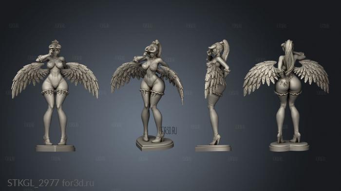 Albedo and Futa ponytail stl model for CNC