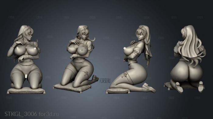 Nun cross skirt nsfw stl model for CNC