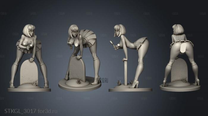 Velma with two NSF Ever nsfw stl model for CNC