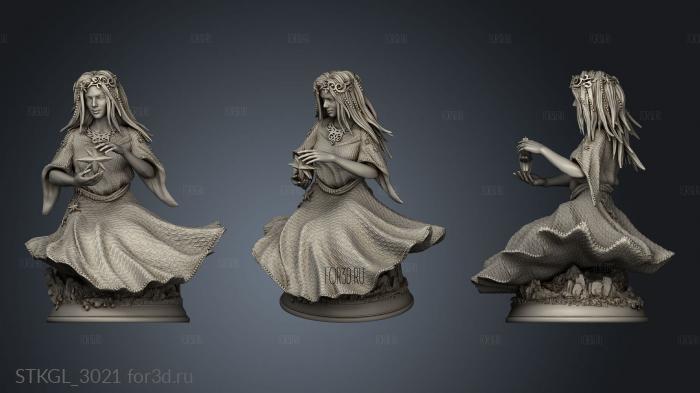 Divine Awakening Minera stl model for CNC