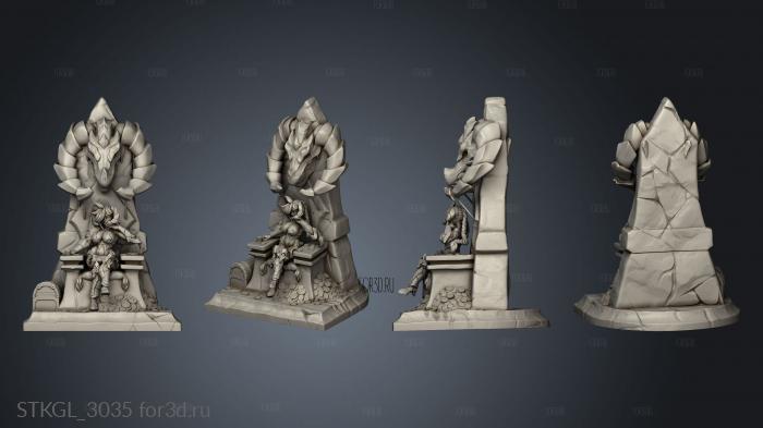 Dragon Lady Hero Thrones Black Sup stl model for CNC