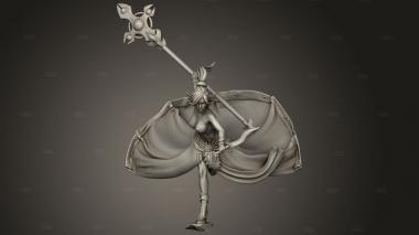 Пинап Дроу-Жреца 3d stl модель для ЧПУ