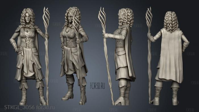 Druid stl model for CNC