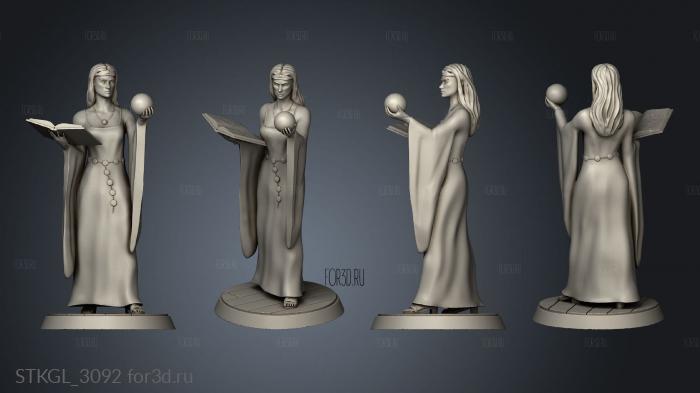 Эллас Тайная Королева,Волшебная Ведьма 3d stl модель для ЧПУ