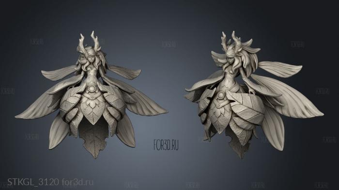 Elven Grace Fairy Queen 3d stl модель для ЧПУ