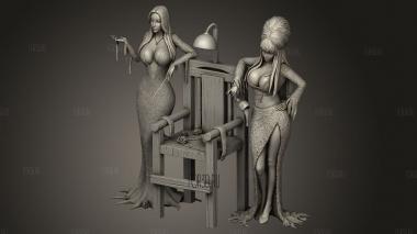 Эльвира и Мортисия Дартман Издание Discord 3d stl модель для ЧПУ