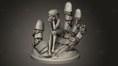 Eris 3d stl модель для ЧПУ