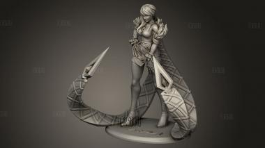 Легенды лиги Эвелинн 3d stl модель для ЧПУ