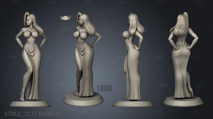 Анат Джессика Рэббит Монстр В РОЛИ Джи БИ 3d stl модель для ЧПУ