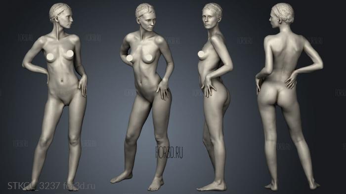 Female stl model for CNC