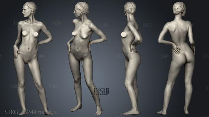 Female stl model for CNC