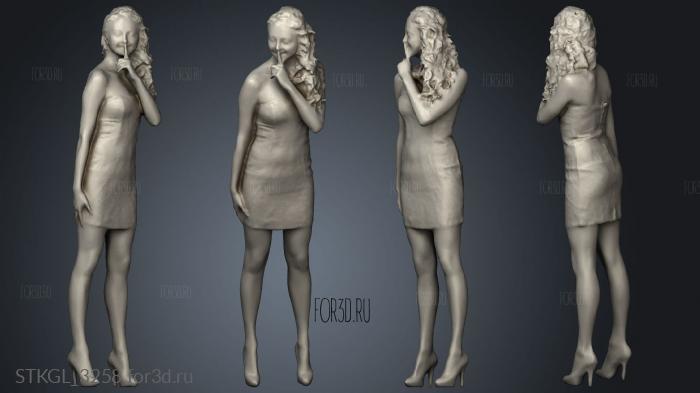 Female silencing stl model for CNC