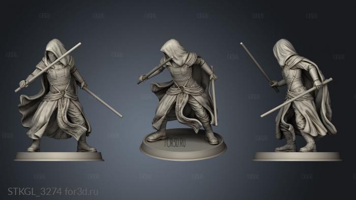 FIGURINE Darth Revan stl model for CNC