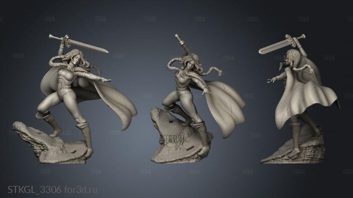 Francis Quez Valkyrie NSFW Reg Valky stl model for CNC