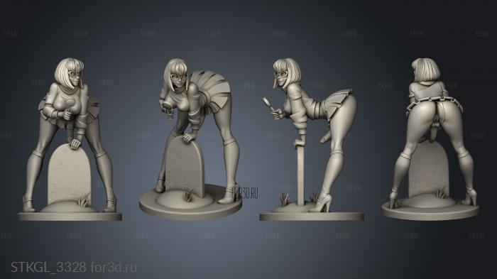 futa Velma nsfw stl model for CNC