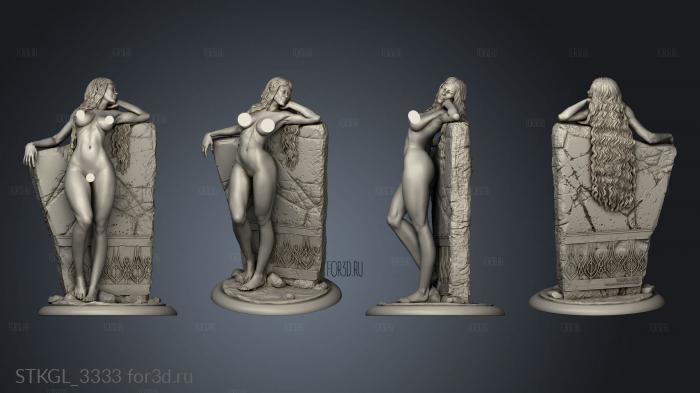 Galadriel base stl model for CNC