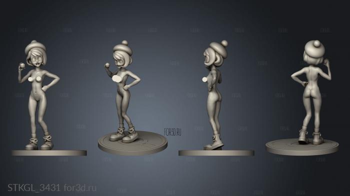 Gloria Pokemon Sword and Shield NSFW stl model for CNC