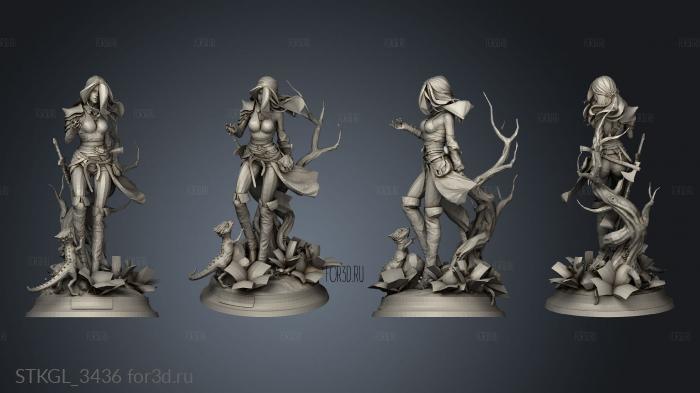 Goddess war export stl model for CNC