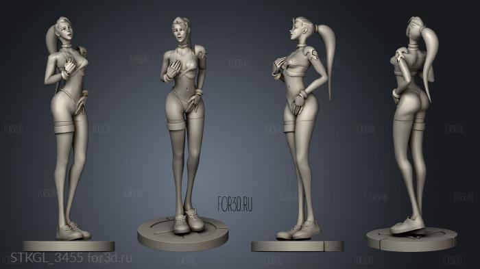 happy anniversary overwatch widowmaker widow stl model for CNC