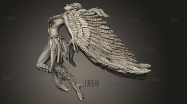 Гарпии 3d stl модель для ЧПУ