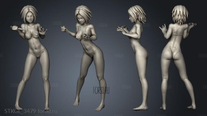 haruno sakura hentai Harano Bikini stl model for CNC