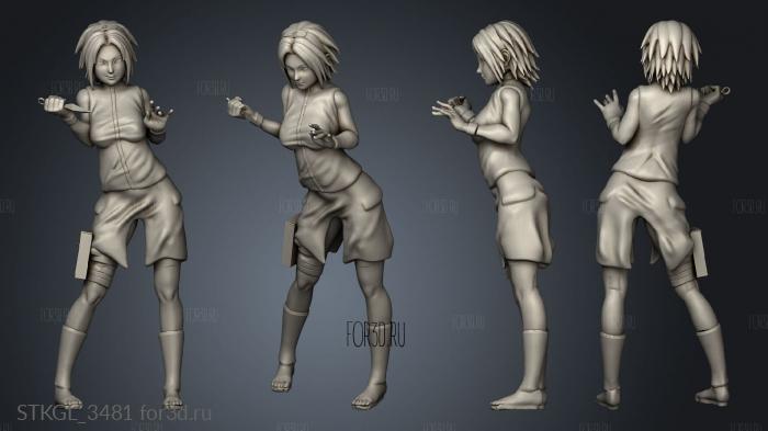 haruno sakura hentai Harano Vestida stl model for CNC