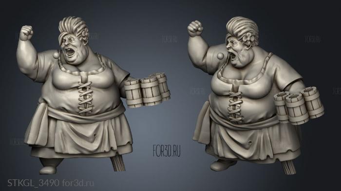 Tavern Titans Adventures The Baid stl model for CNC