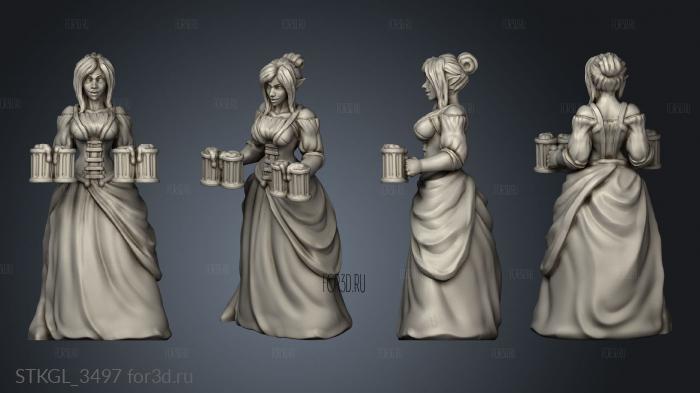 Disguised succubus Human stl model for CNC