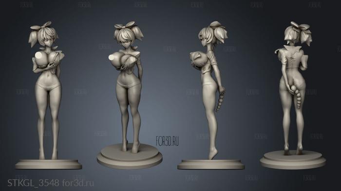 Infinite Bestiary animegirl Anime Girl stl model for CNC