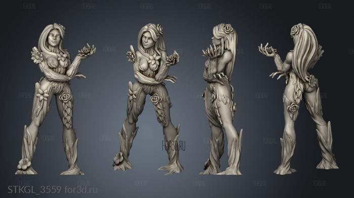 Into The Woods Dryads Dryad stl model for CNC