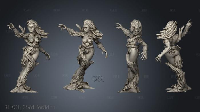 Into The Woods Dryads Dryad stl model for CNC