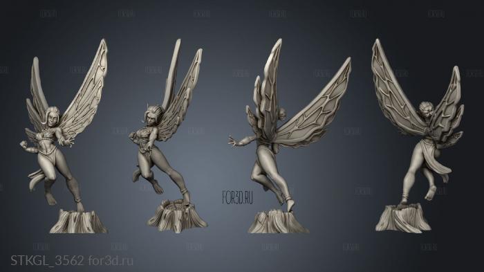 Into The Woods Fairies Fairy stl model for CNC