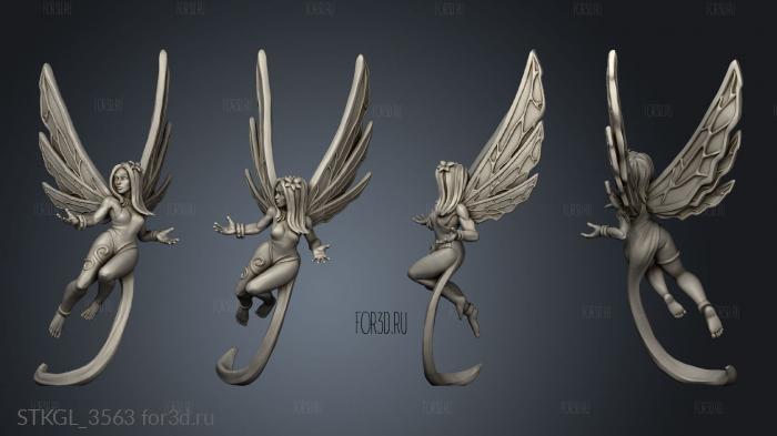 Into The Woods Fairies Fairy stl model for CNC