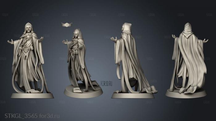 Into The Woods Necromancer stl model for CNC