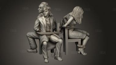 Непроизвольный крой в стокгольмскую клетку 3d stl модель для ЧПУ