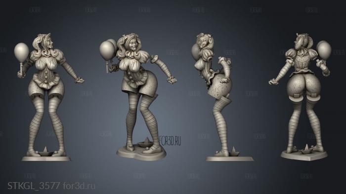 IT Girl Pennywise ING stl model for CNC