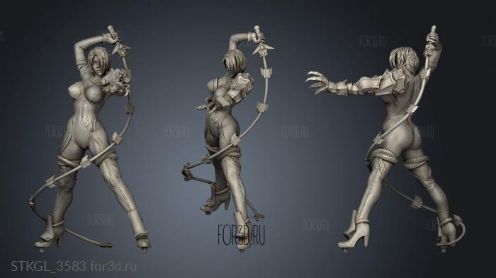 Ivy Valentine CHICOTE stl model for CNC