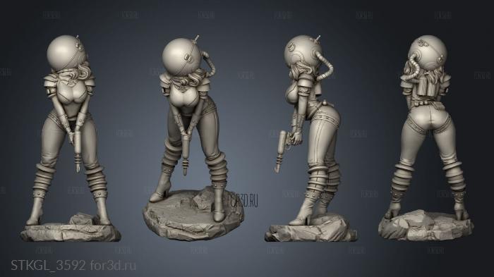 Janet Lady NSFW stl model for CNC