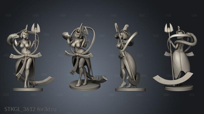 Skullgirls Eliza stl model for CNC