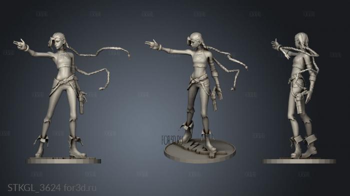 jinx stl model for CNC