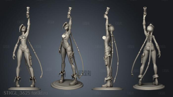 Jinx Arcane Azerama stl model for CNC