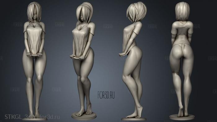 Js Nier stl model for CNC