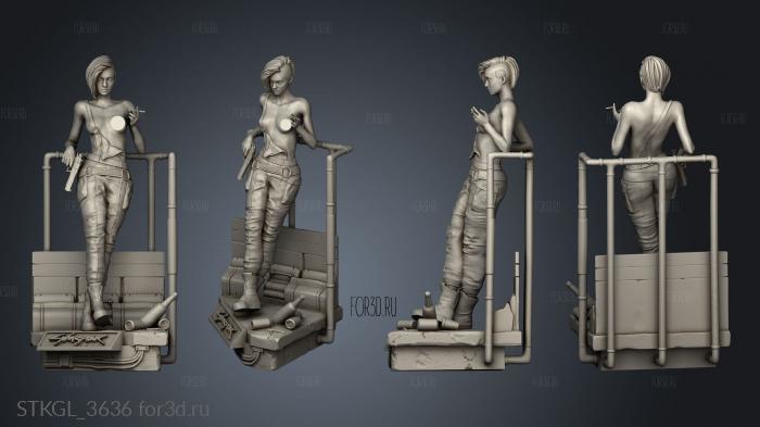 Judy Alvarez NSFW Cigarette stl model for CNC