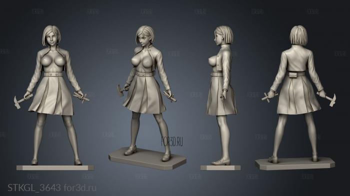 Jujutsu Kaisen Sugisakibara stl model for CNC