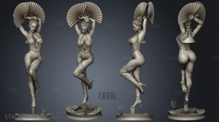 Kitana FDR Statue Mortal Kombat Fundrazr acid stl model for CNC