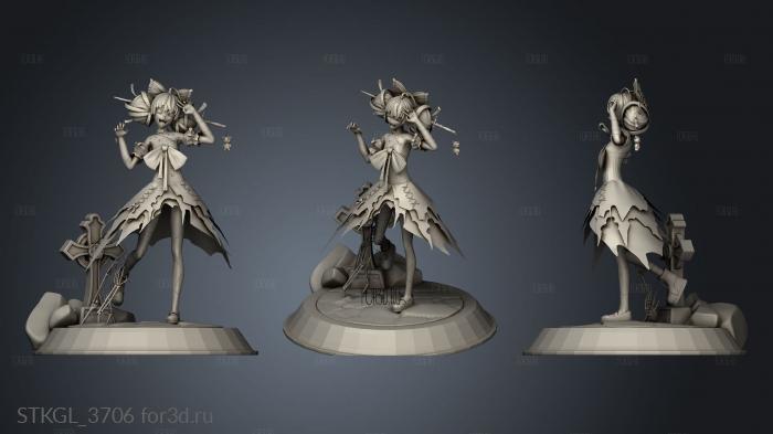 Kureiji Ollie figure stl model for CNC