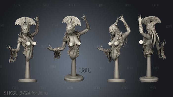 Lady Sin nsfw stl model for CNC