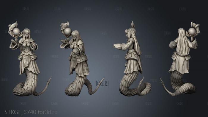 lamia astrologian monster girl stl model for CNC