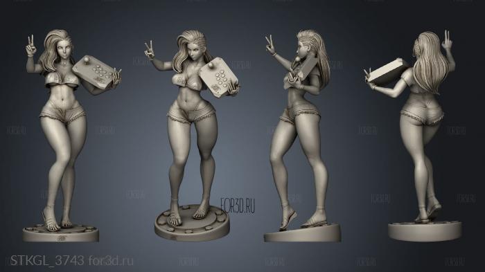 Laura Matsuda stl model for CNC