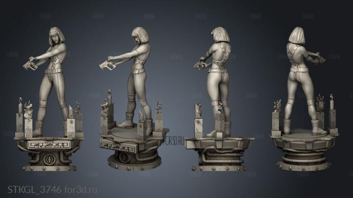 Leeloo The Fifth Element stl model for CNC